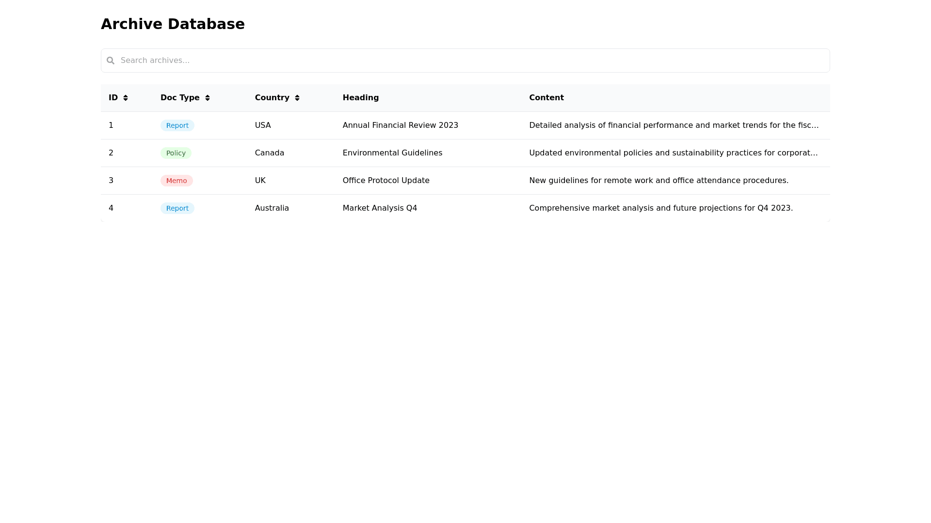 Component Preview