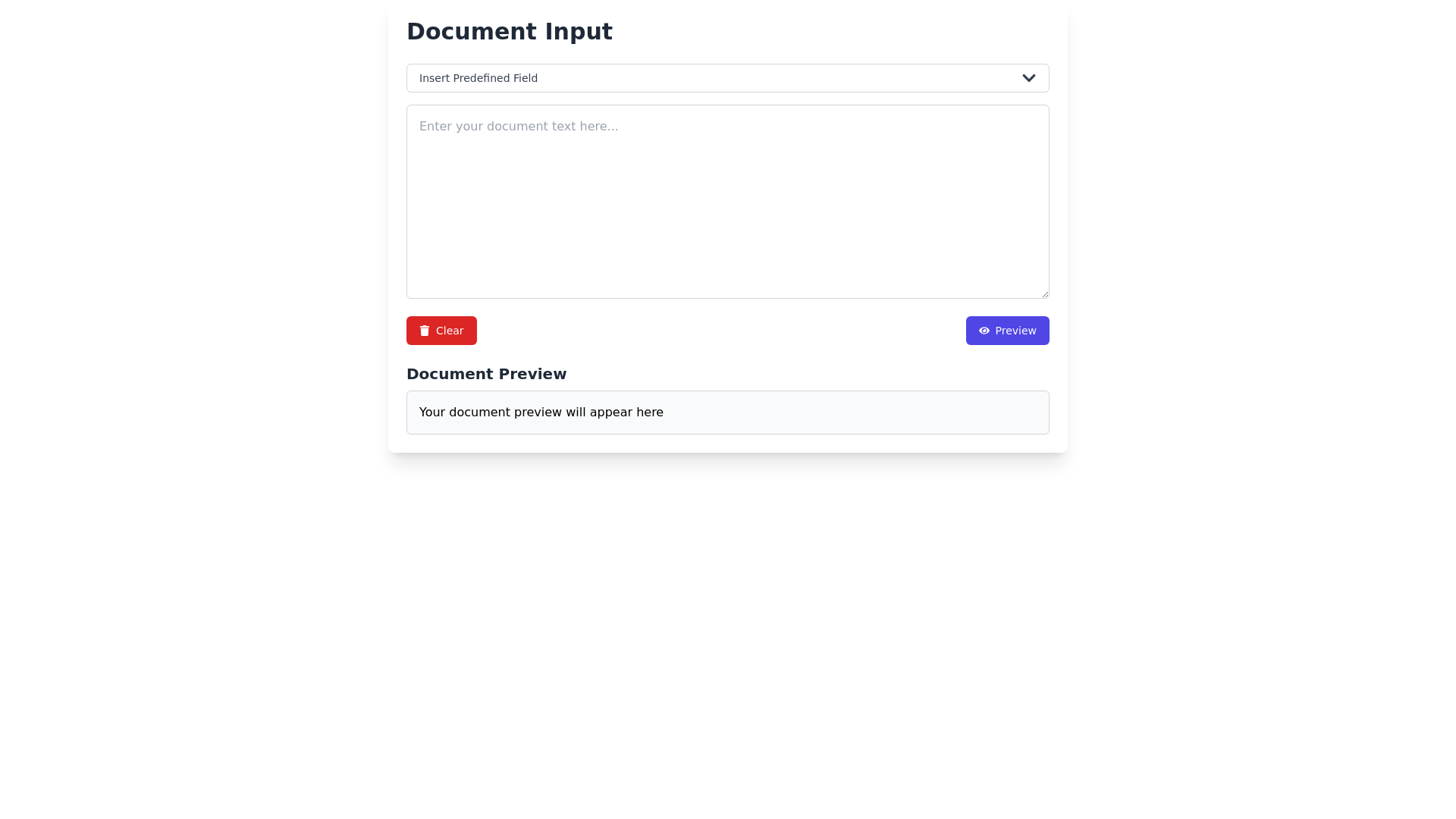 Component Preview