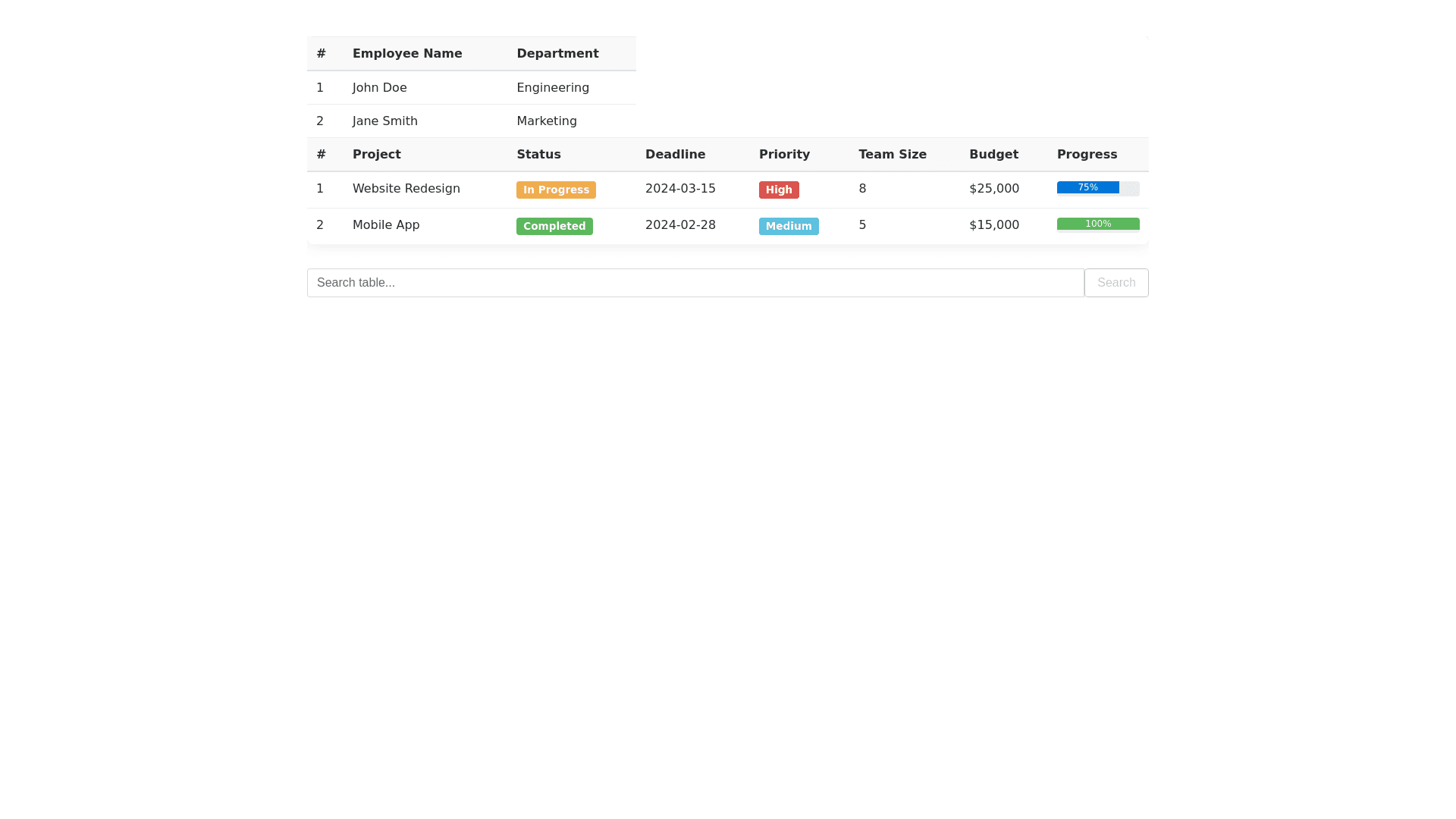 Component Preview