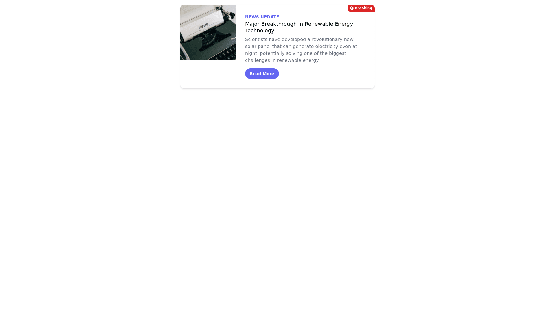 Component Preview