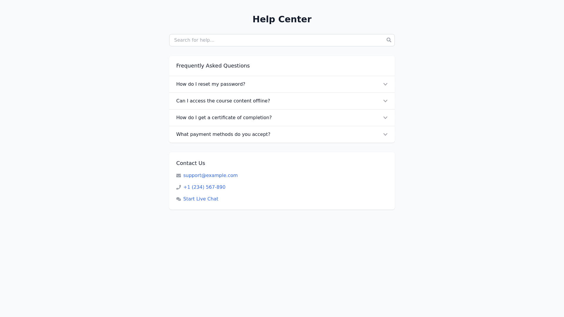 Component Preview