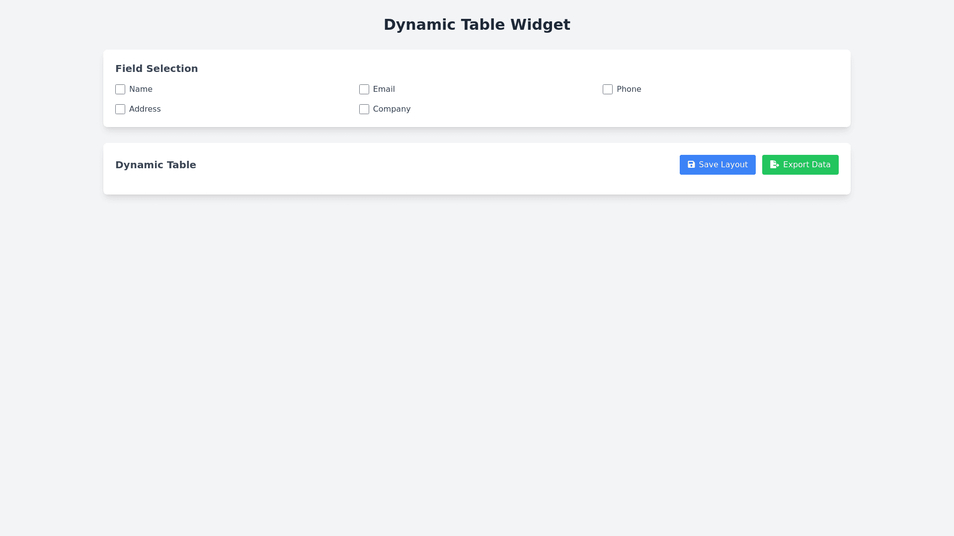 Component Preview