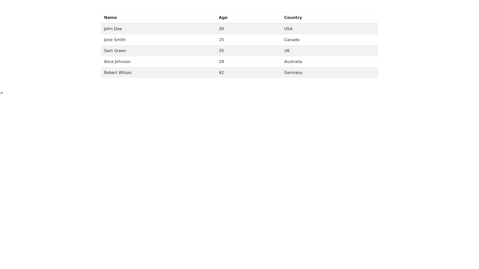 Component Preview
