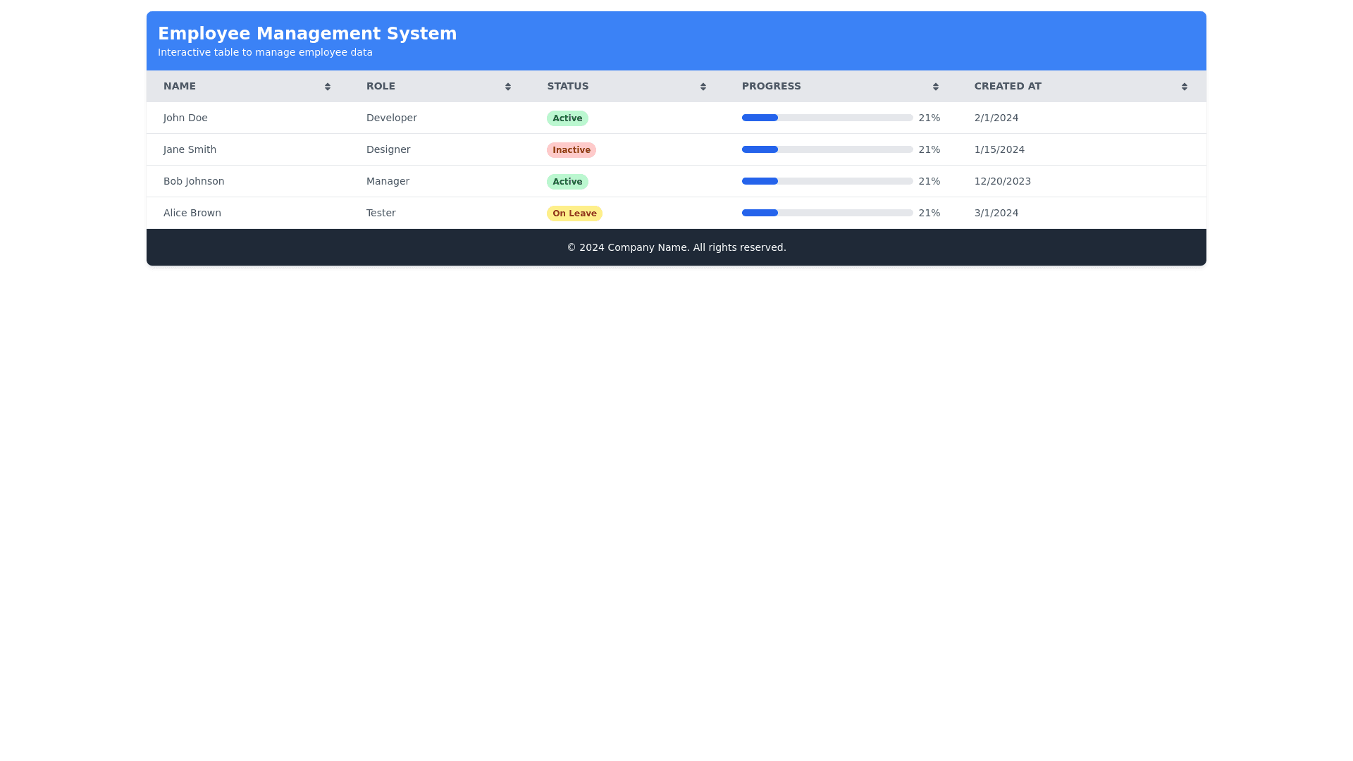 Component Preview