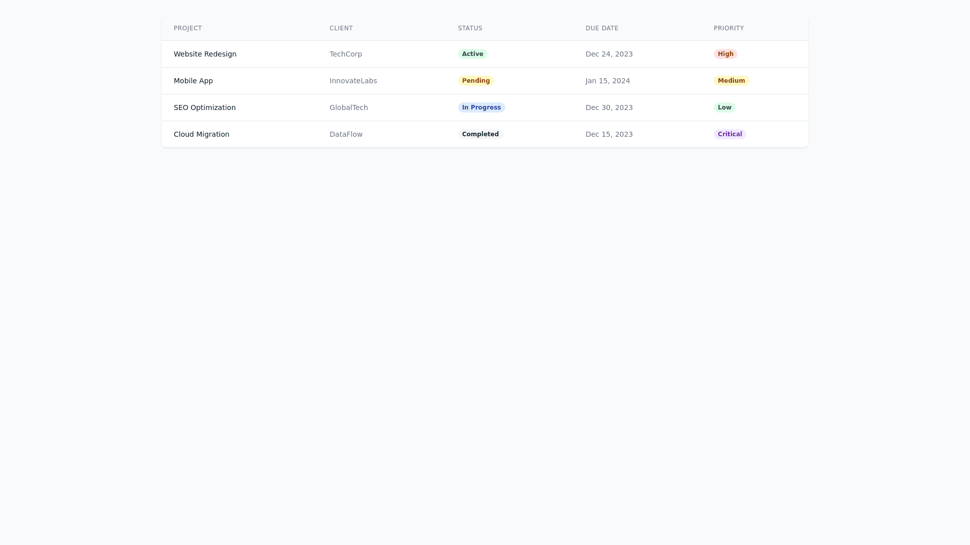 Component Preview