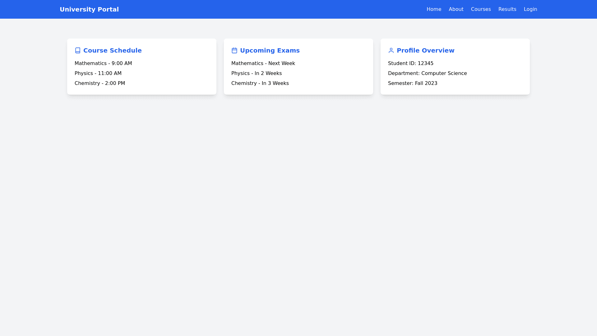 Component Preview