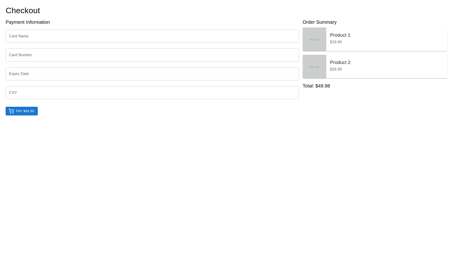 Component Preview