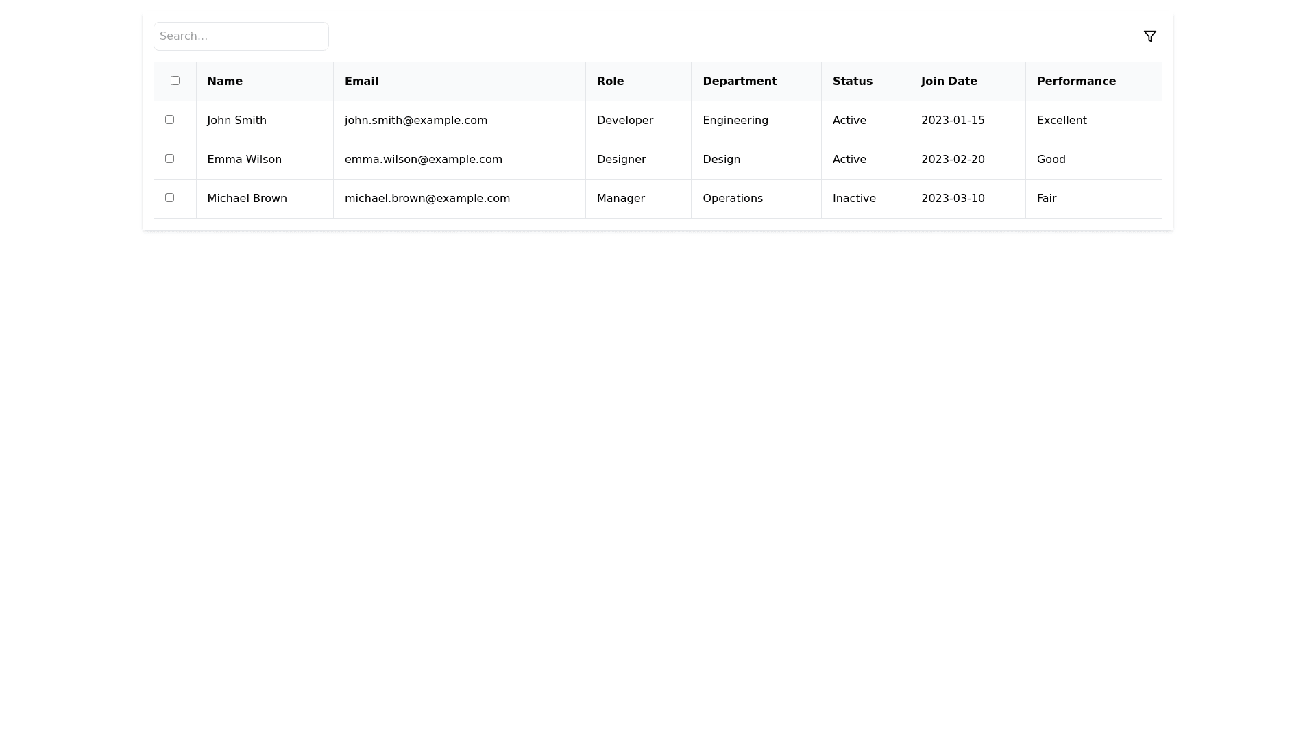 Component Preview