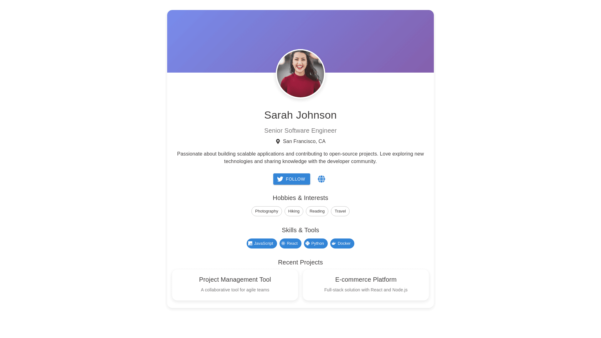 Component Preview