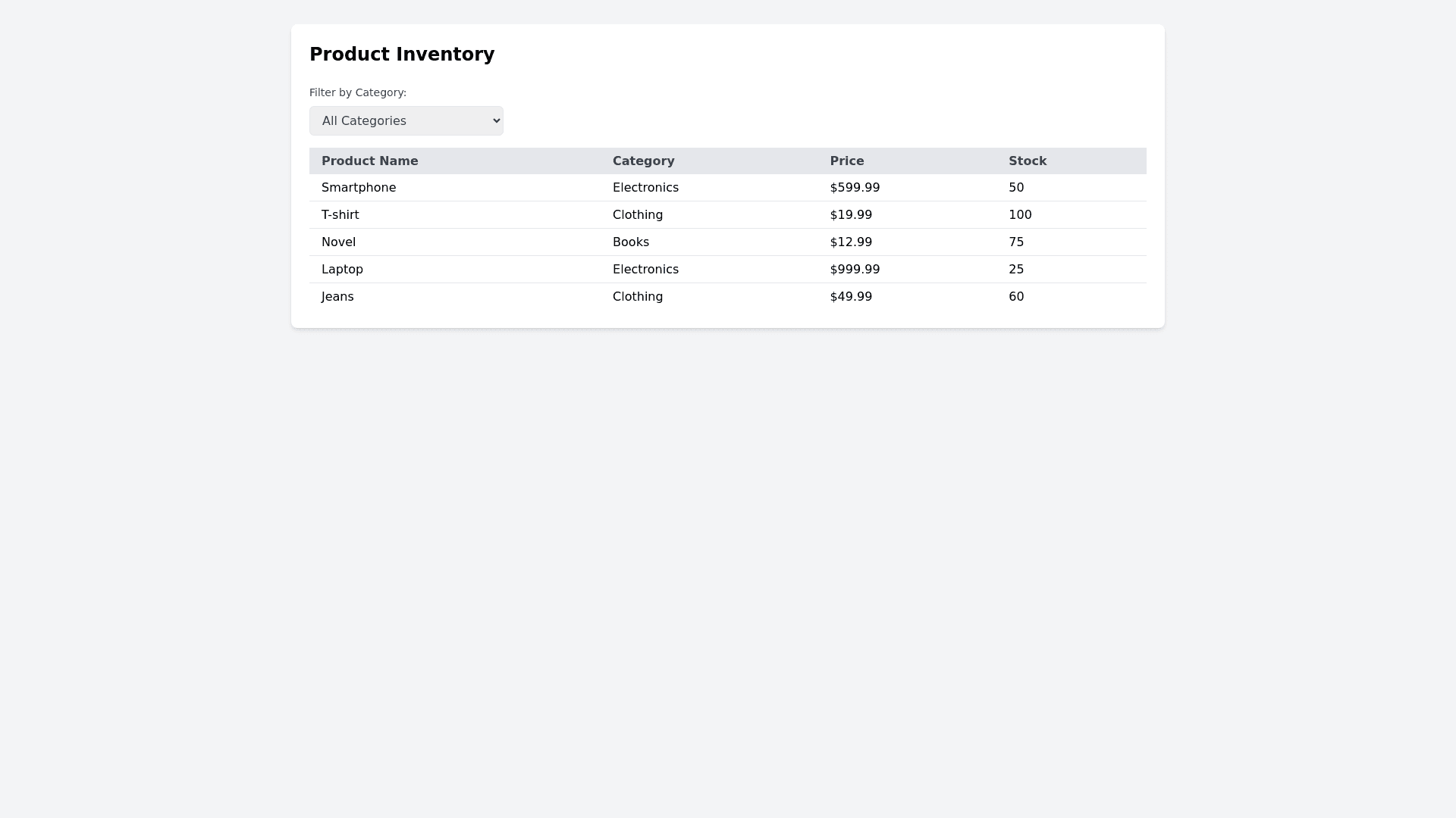 Component Preview