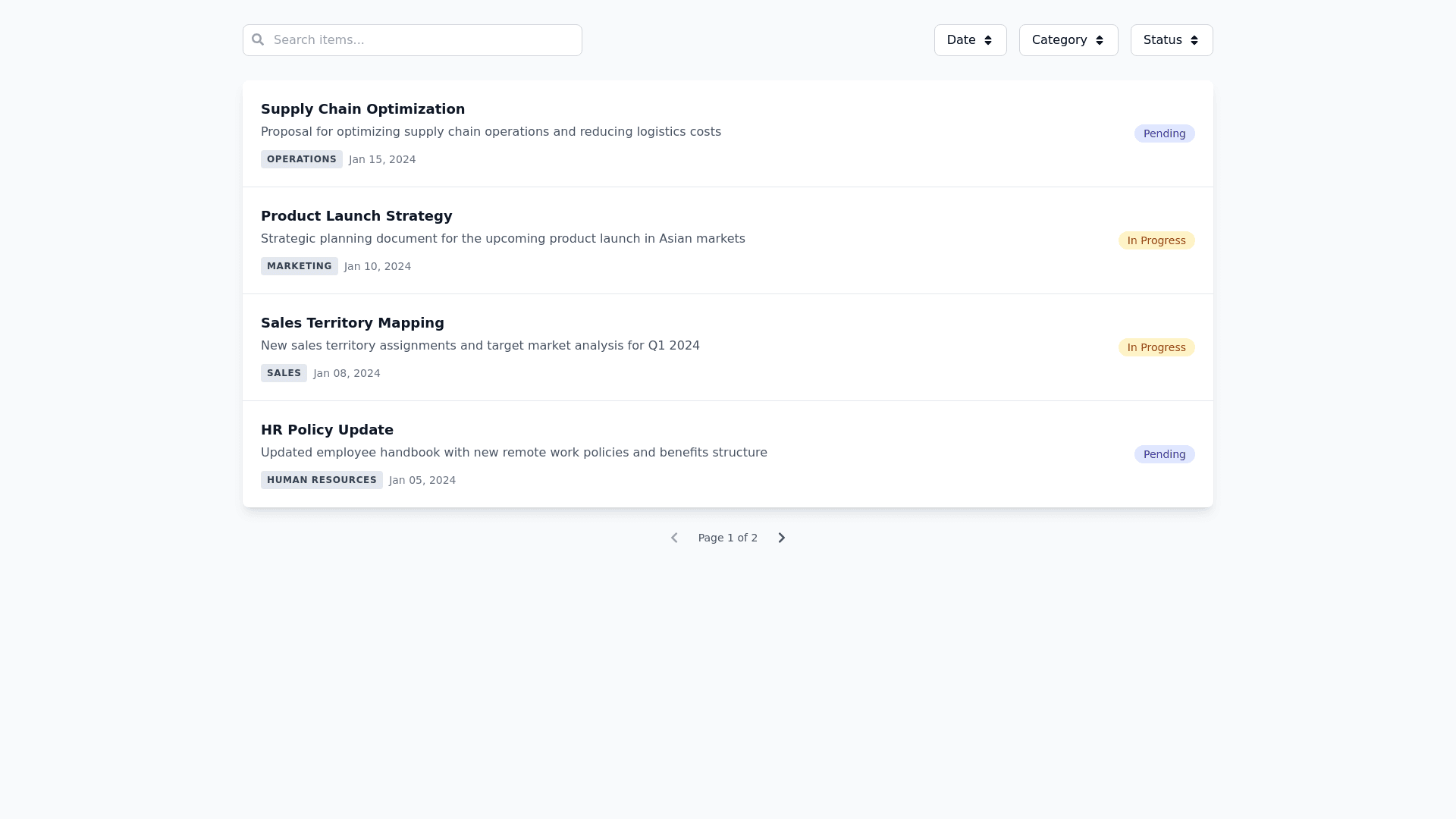 Component Preview