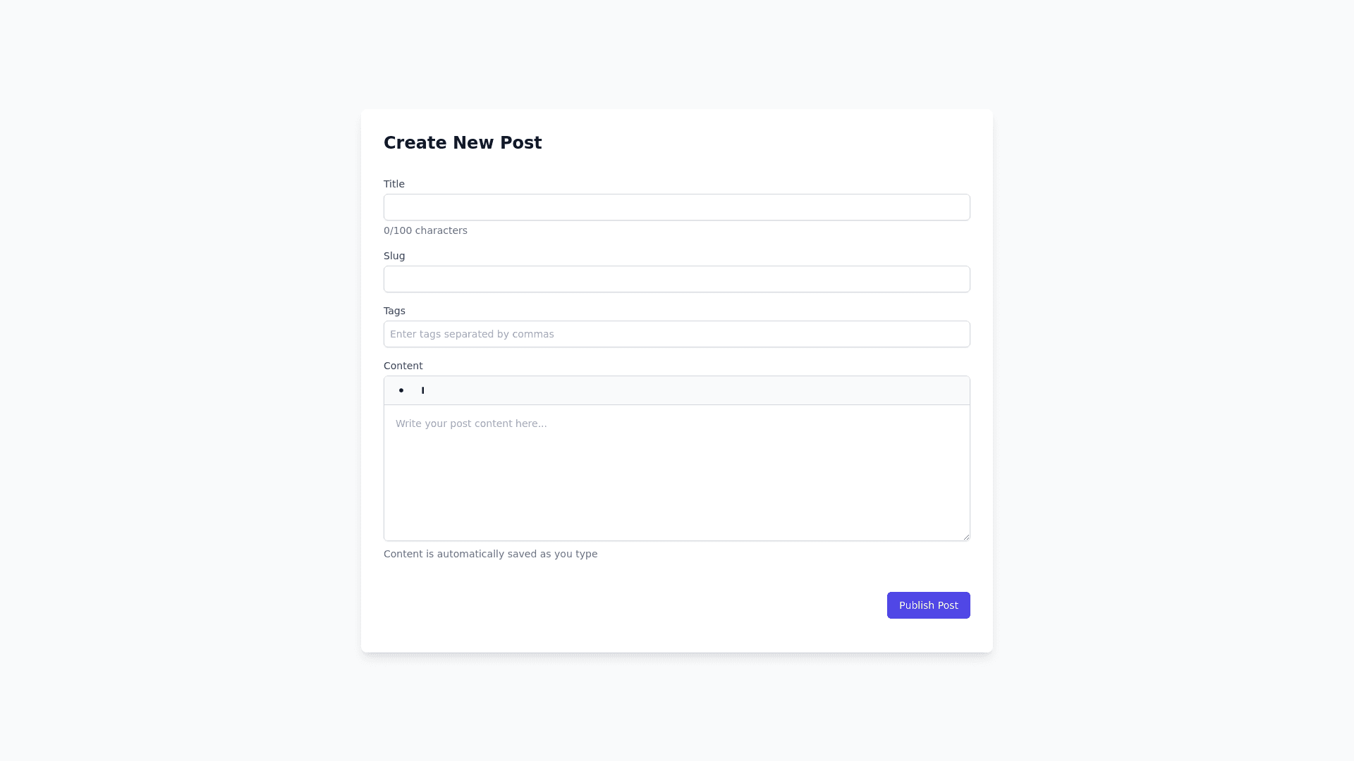 Component Preview