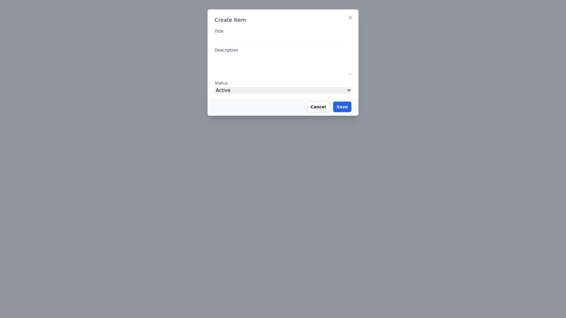 Component Preview