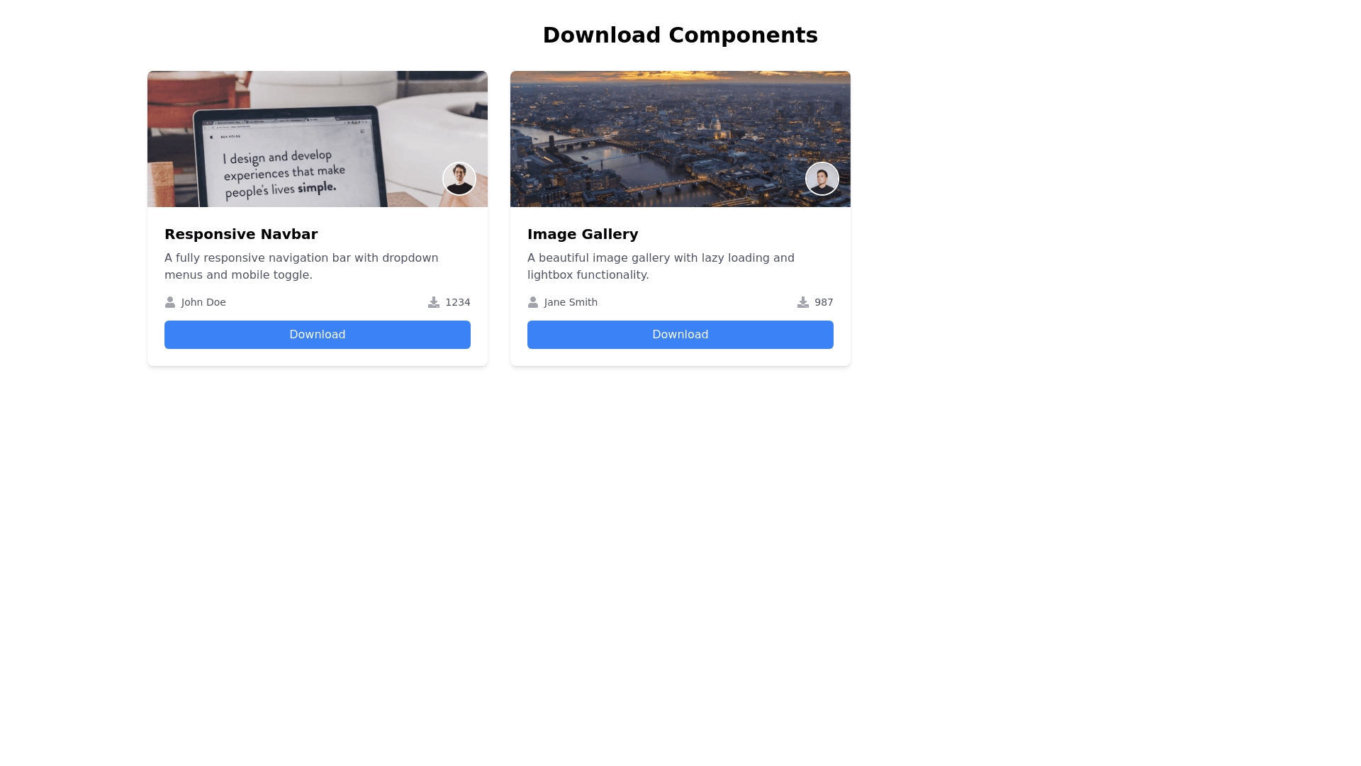 Component Preview
