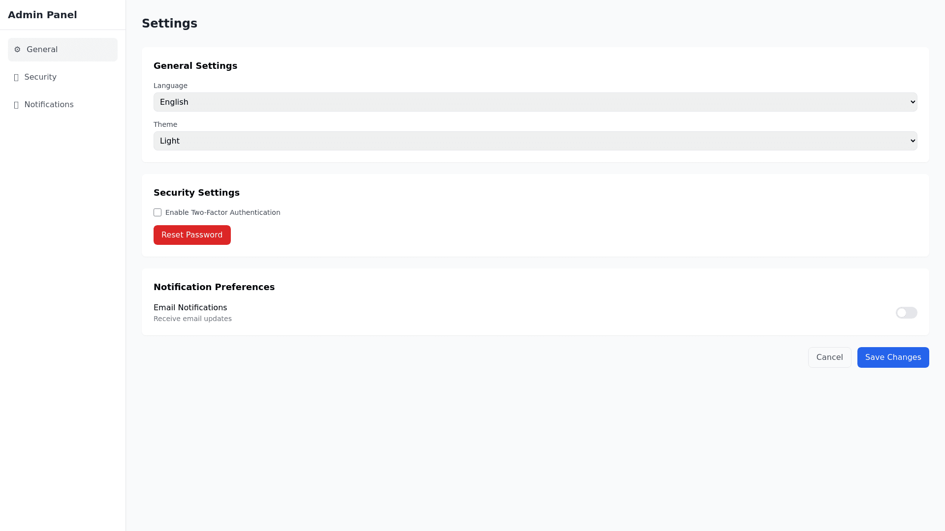 Component Preview