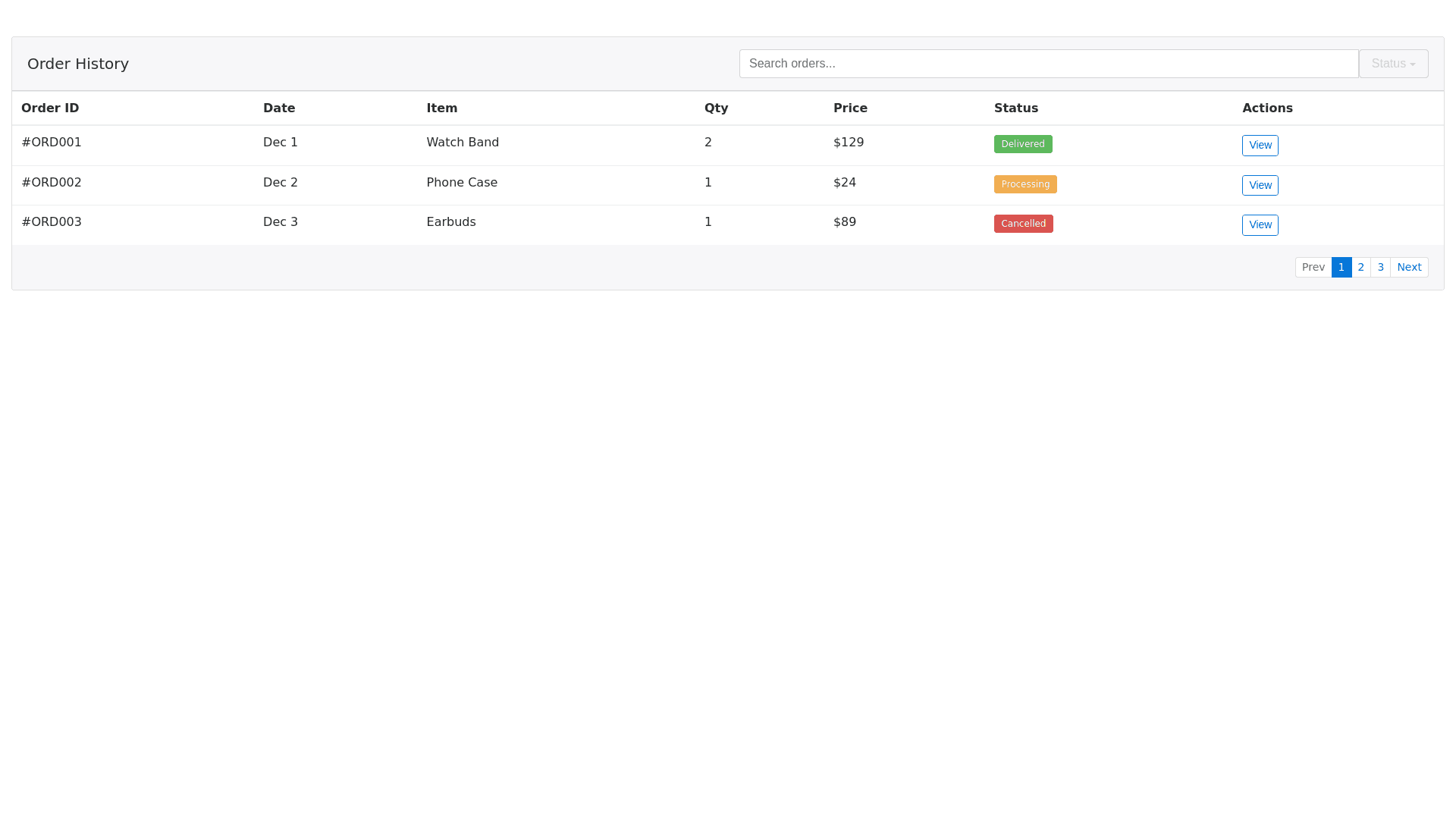 Component Preview