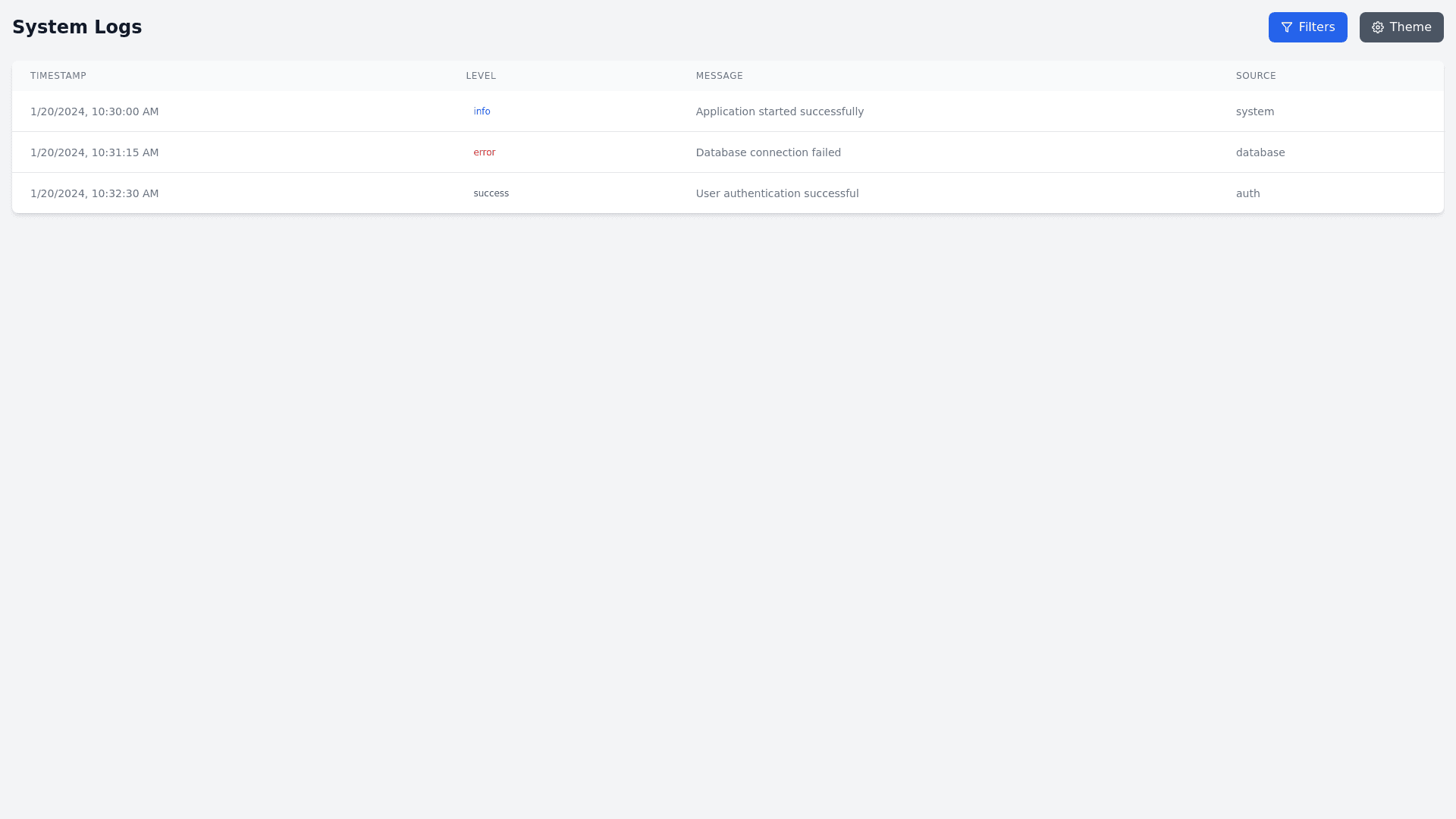 Component Preview
