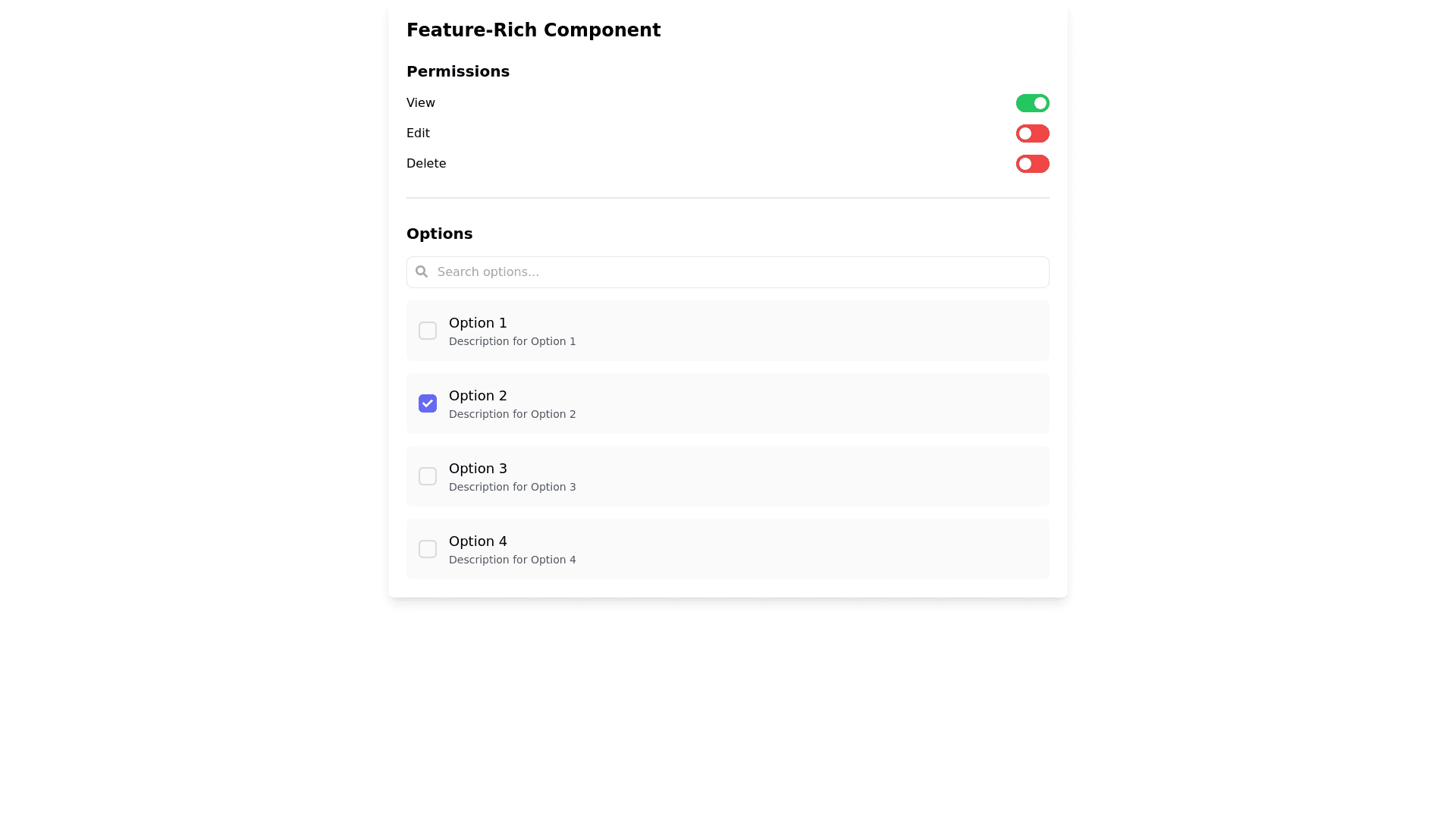 Component Preview