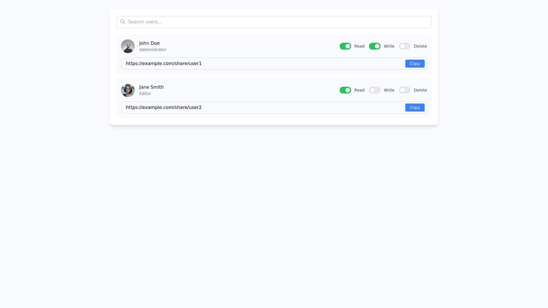 Component Preview