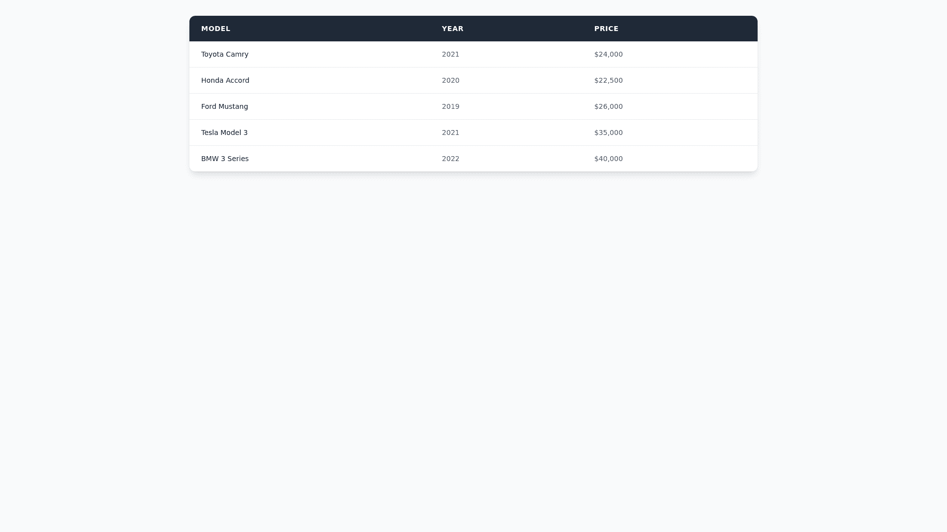 Component Preview