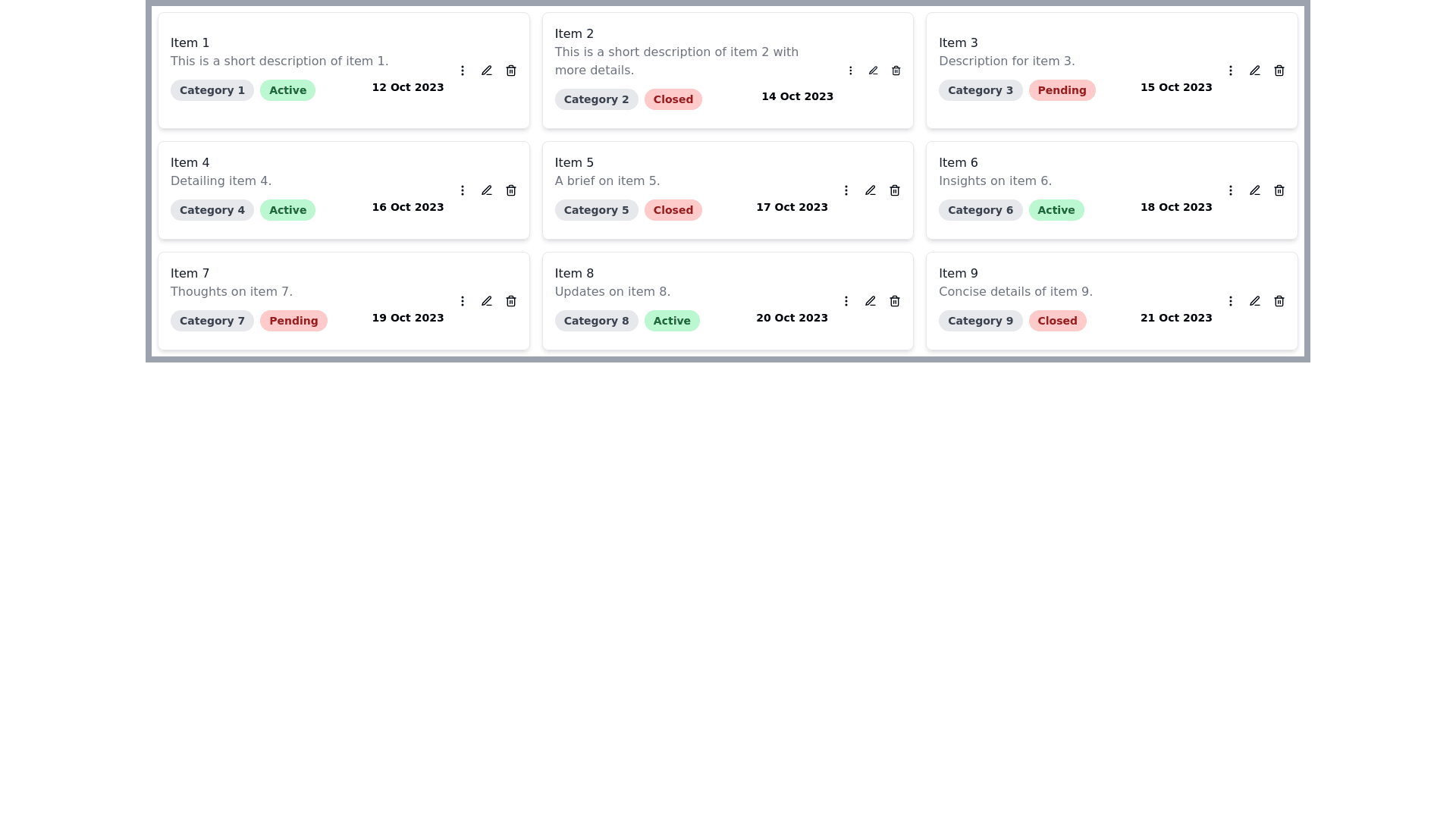 Component Preview