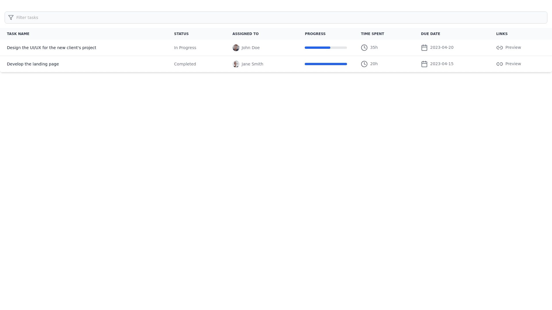 Component Preview