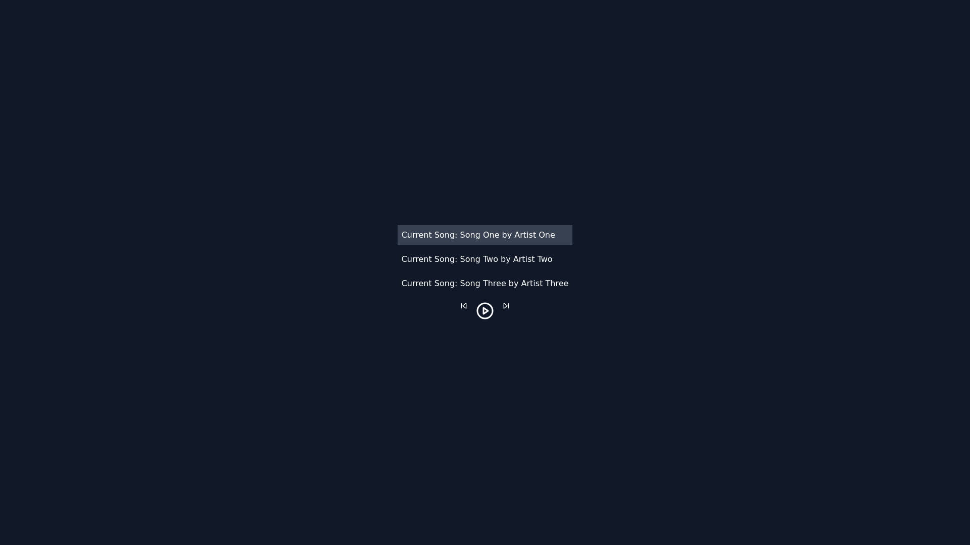 Component Preview