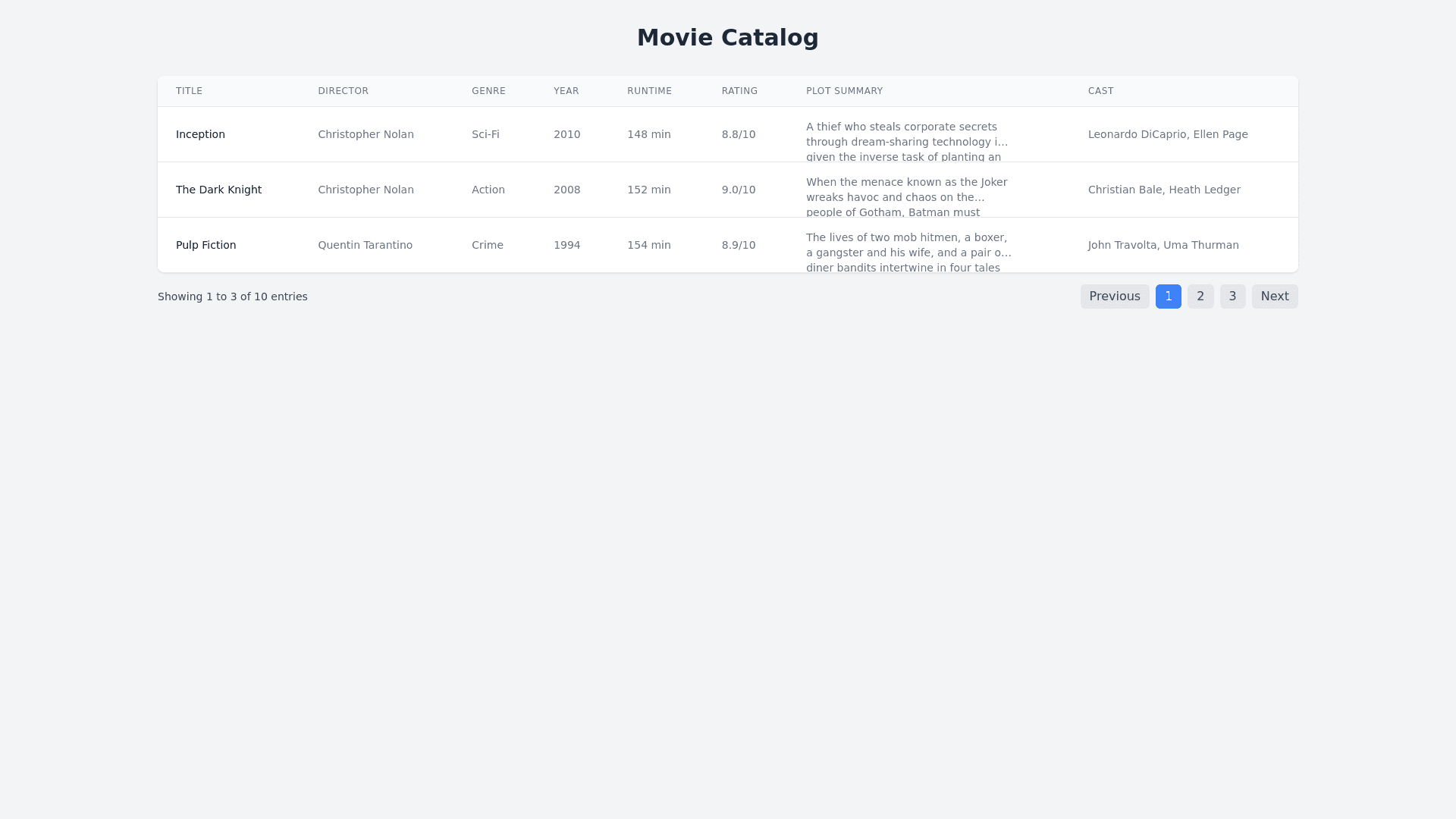 Component Preview