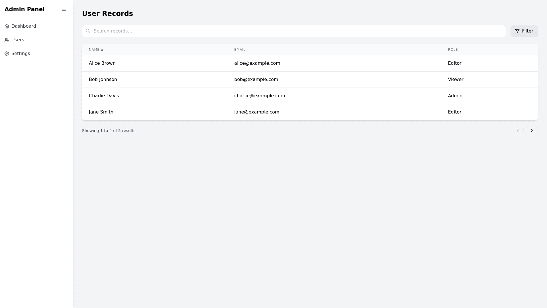 Component Preview