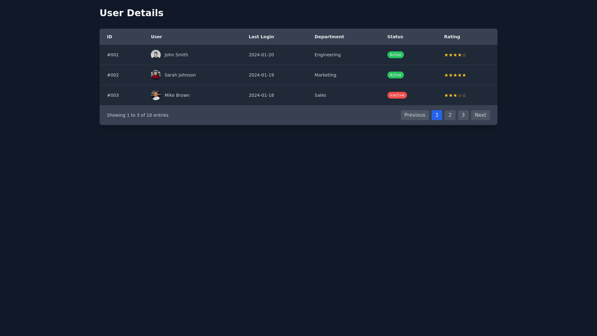 Component Preview