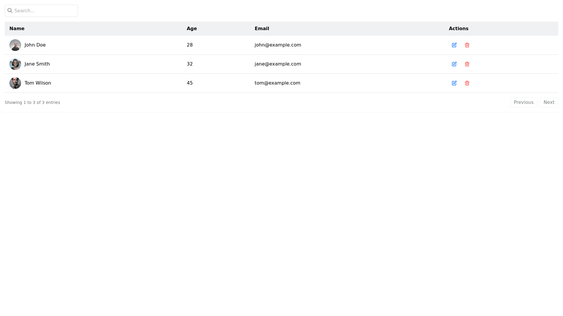 Component Preview