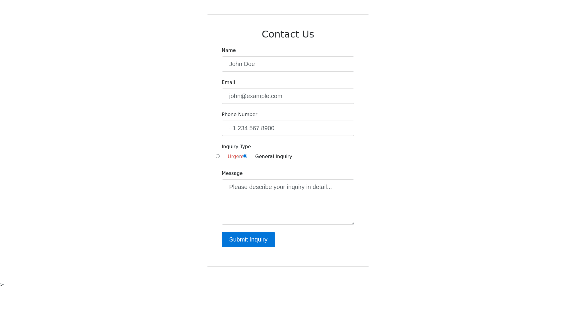 Component Preview