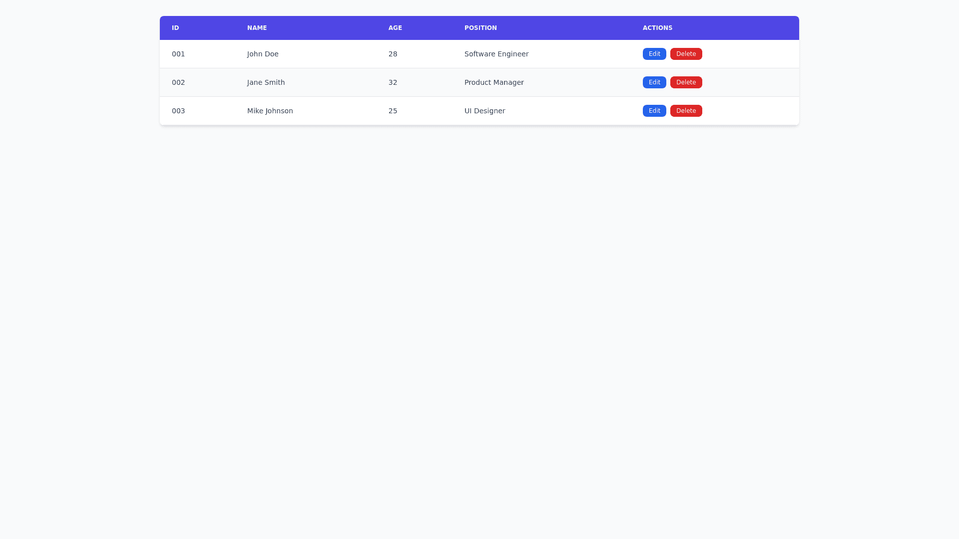 Component Preview