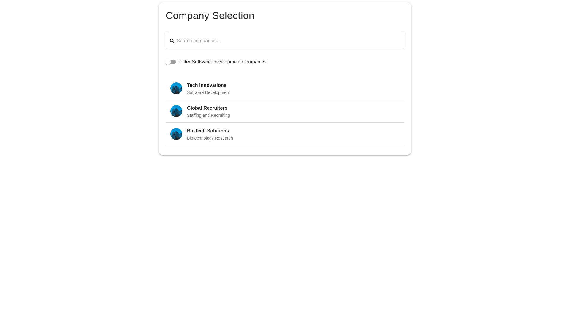 Component Preview