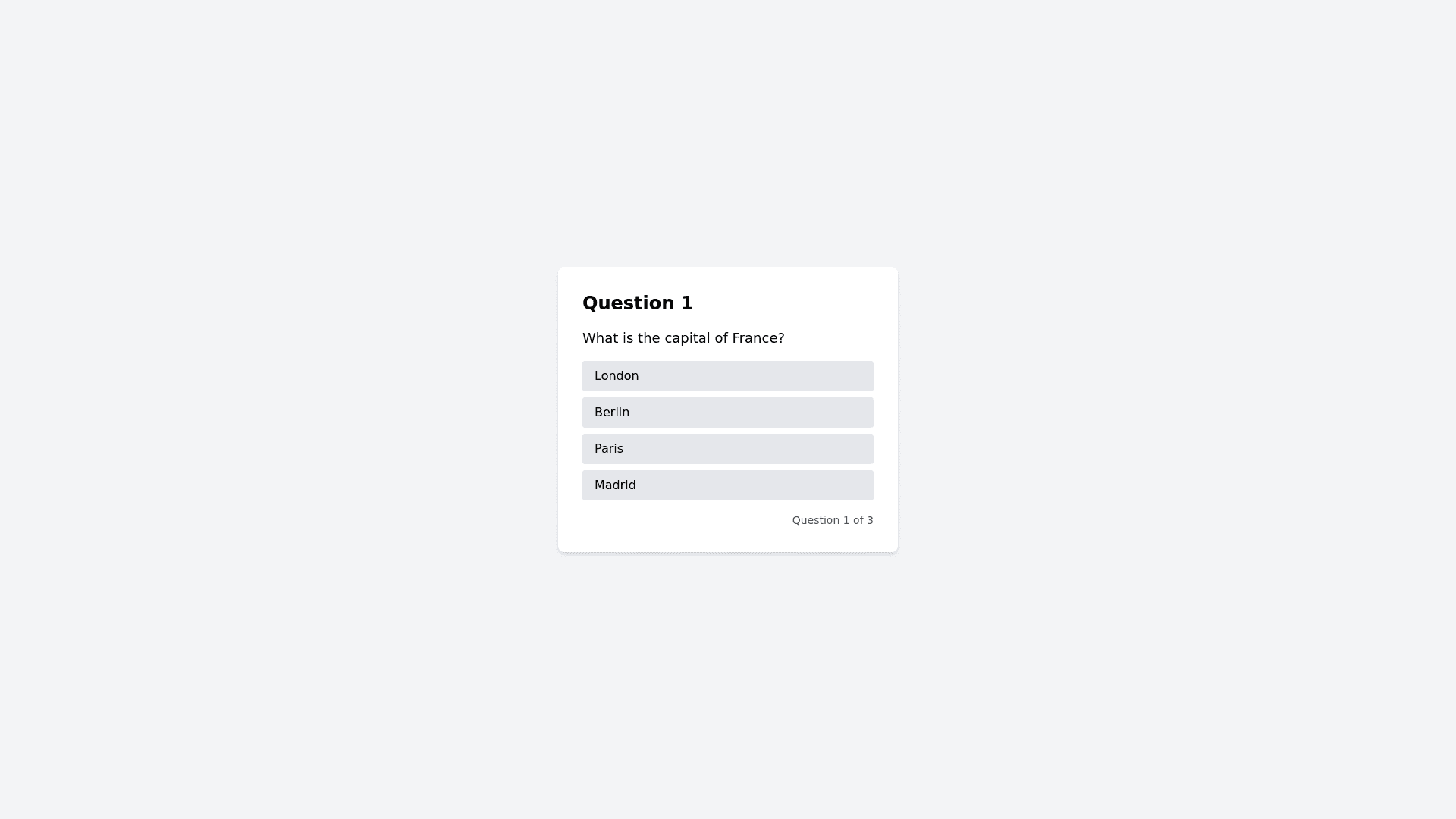 Component Preview
