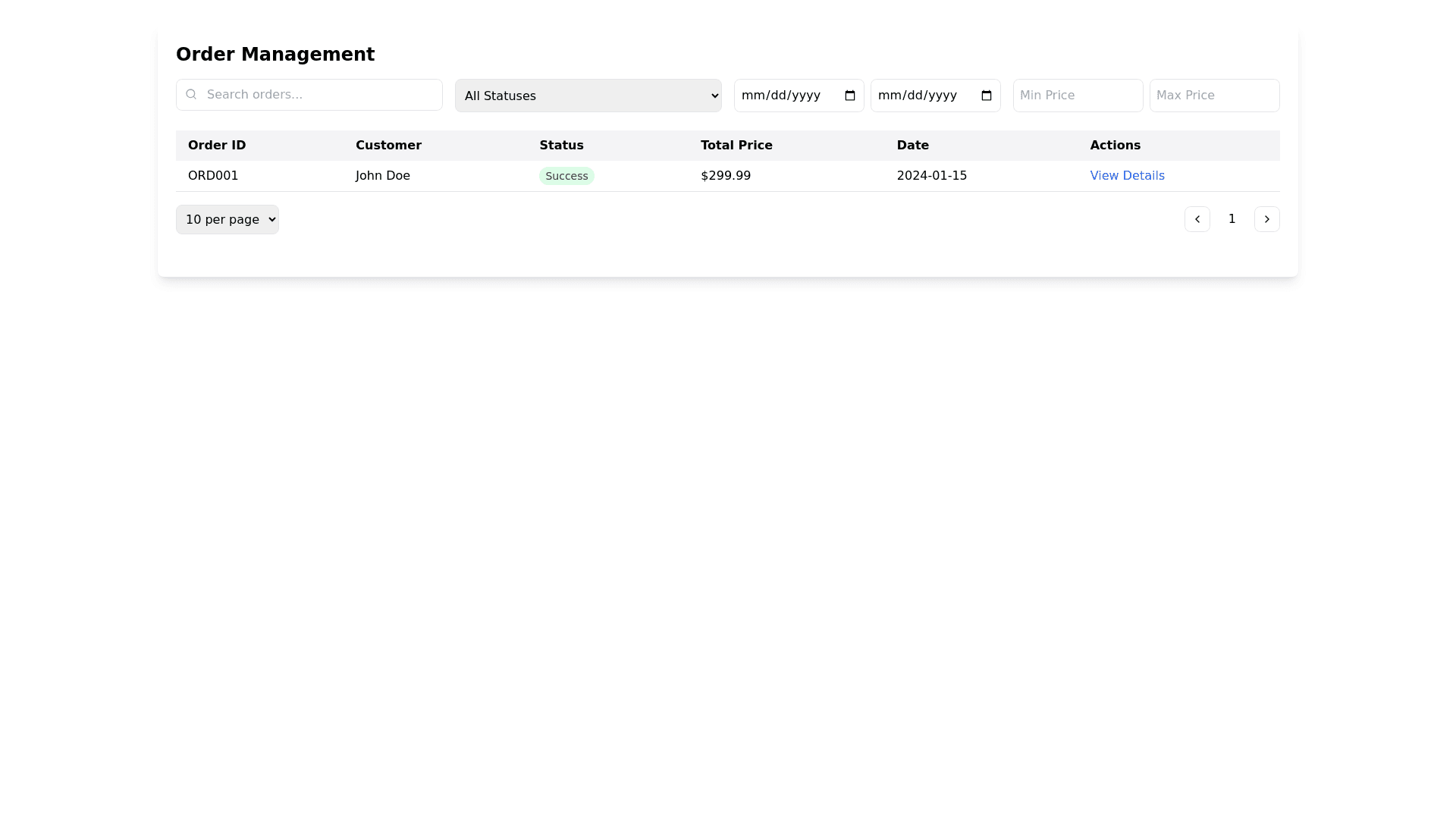 Component Preview