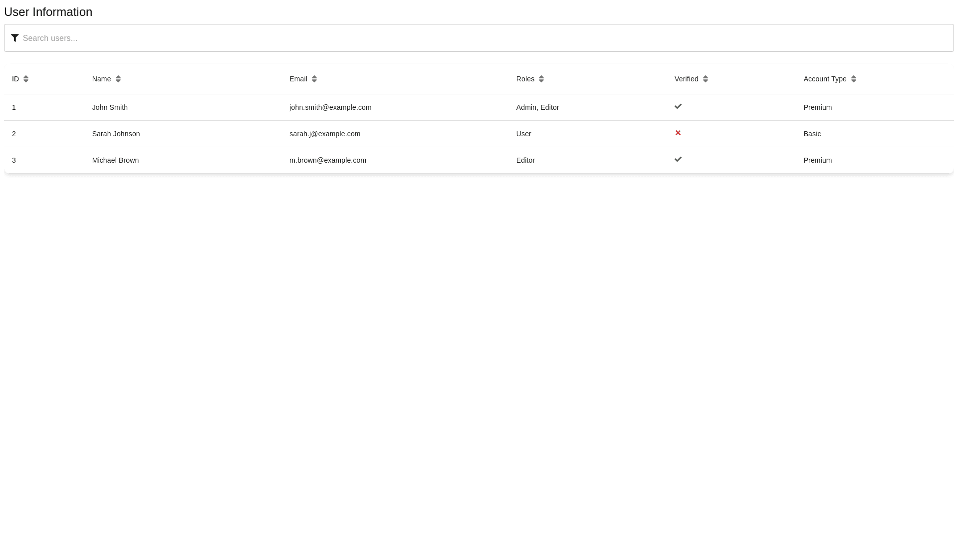 Component Preview