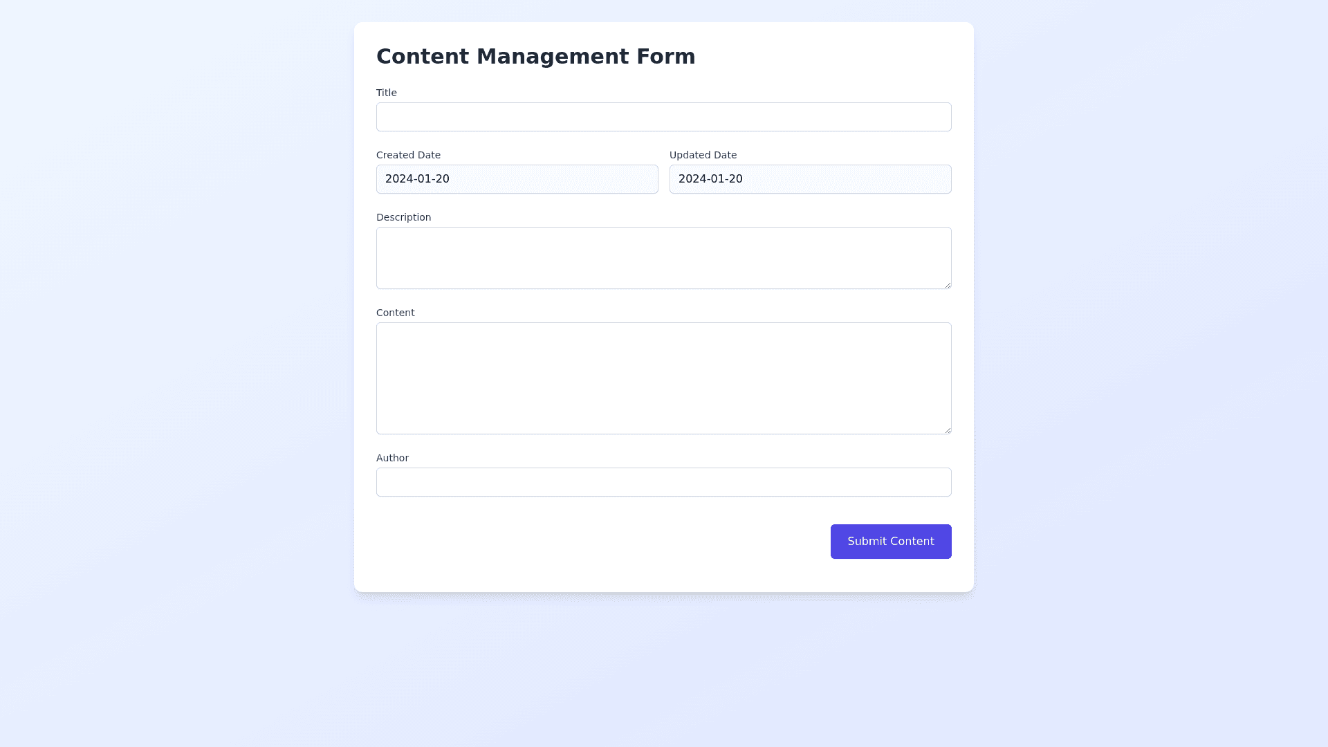 Component Preview