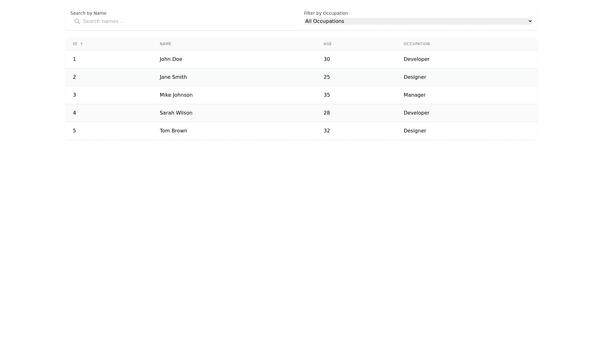 Component Preview