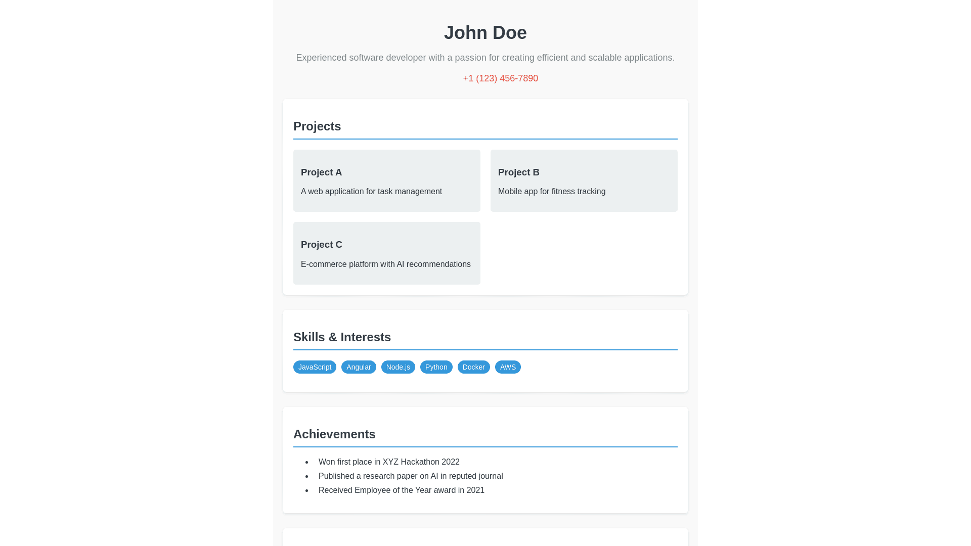 Component Preview