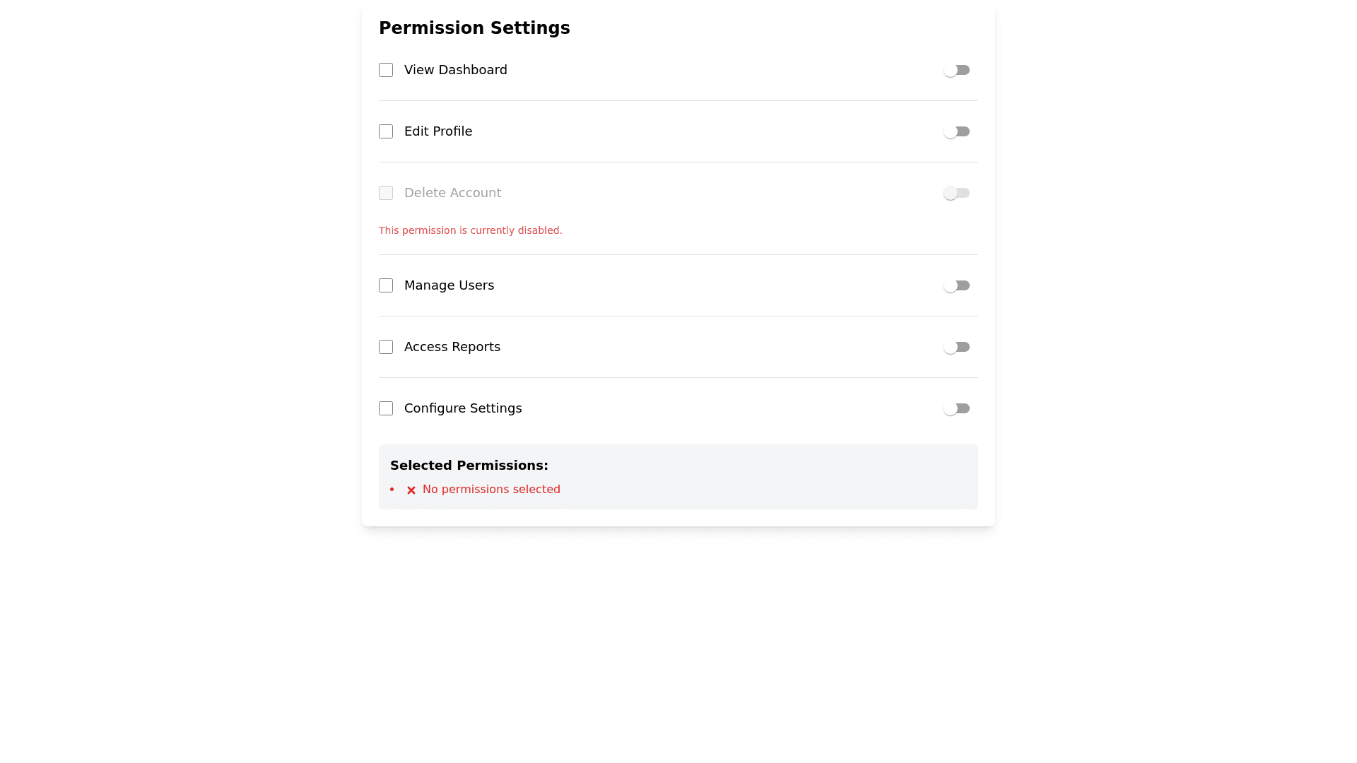 Component Preview