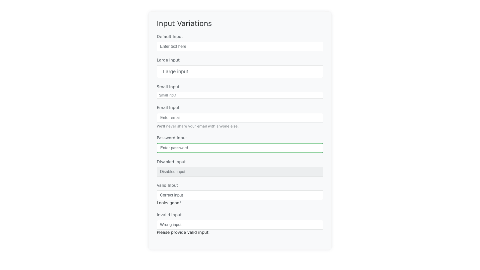 Component Preview