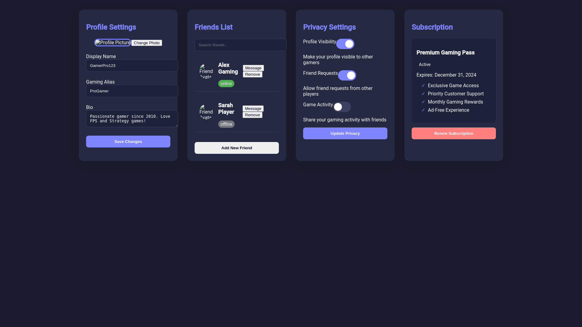 Component Preview
