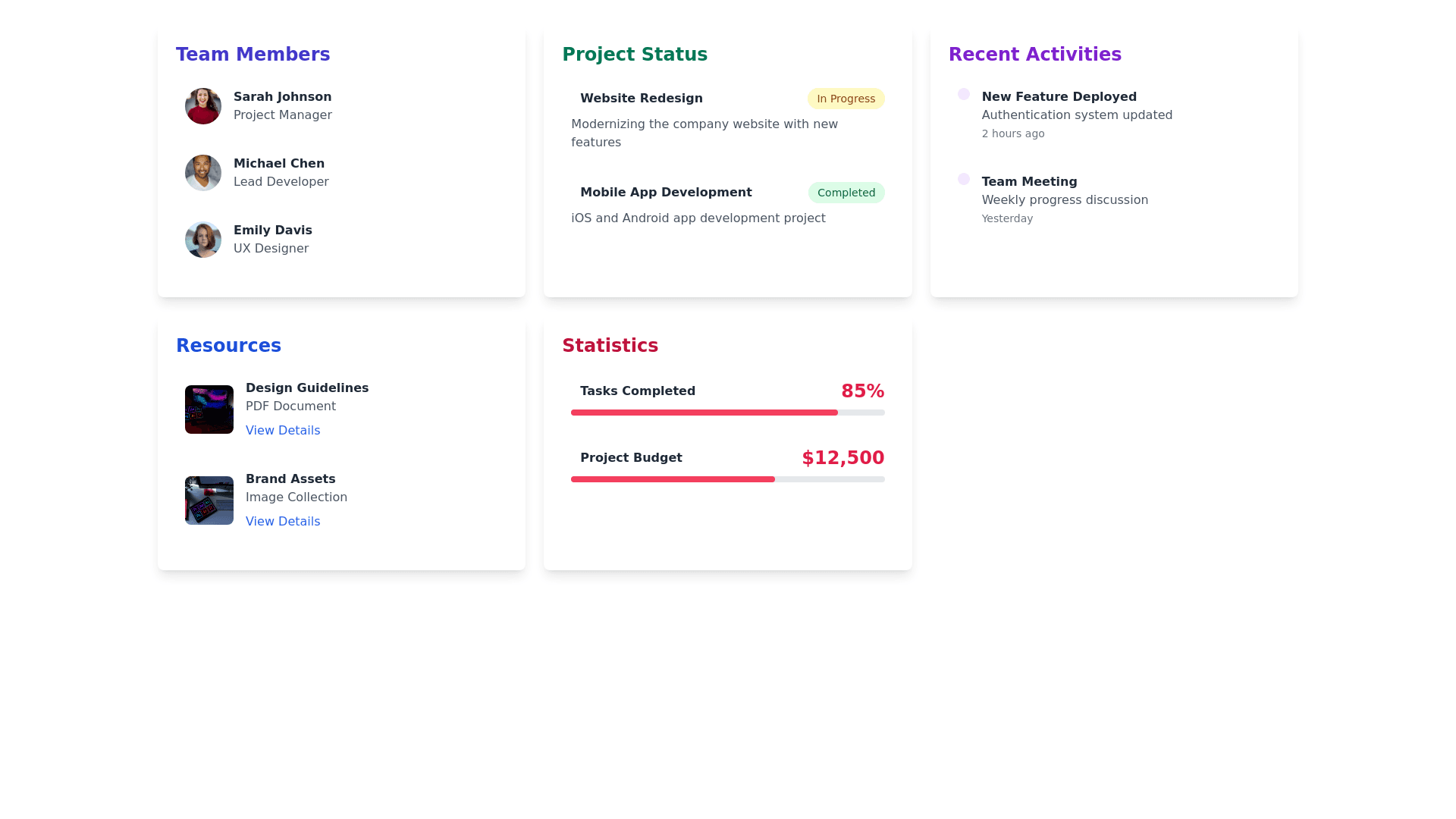 Component Preview
