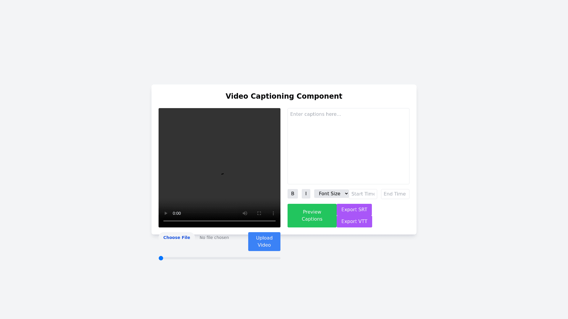 Component Preview