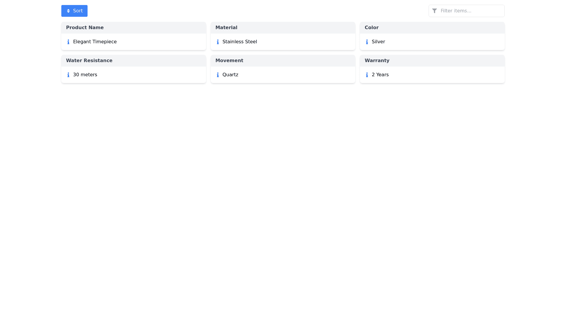 Component Preview