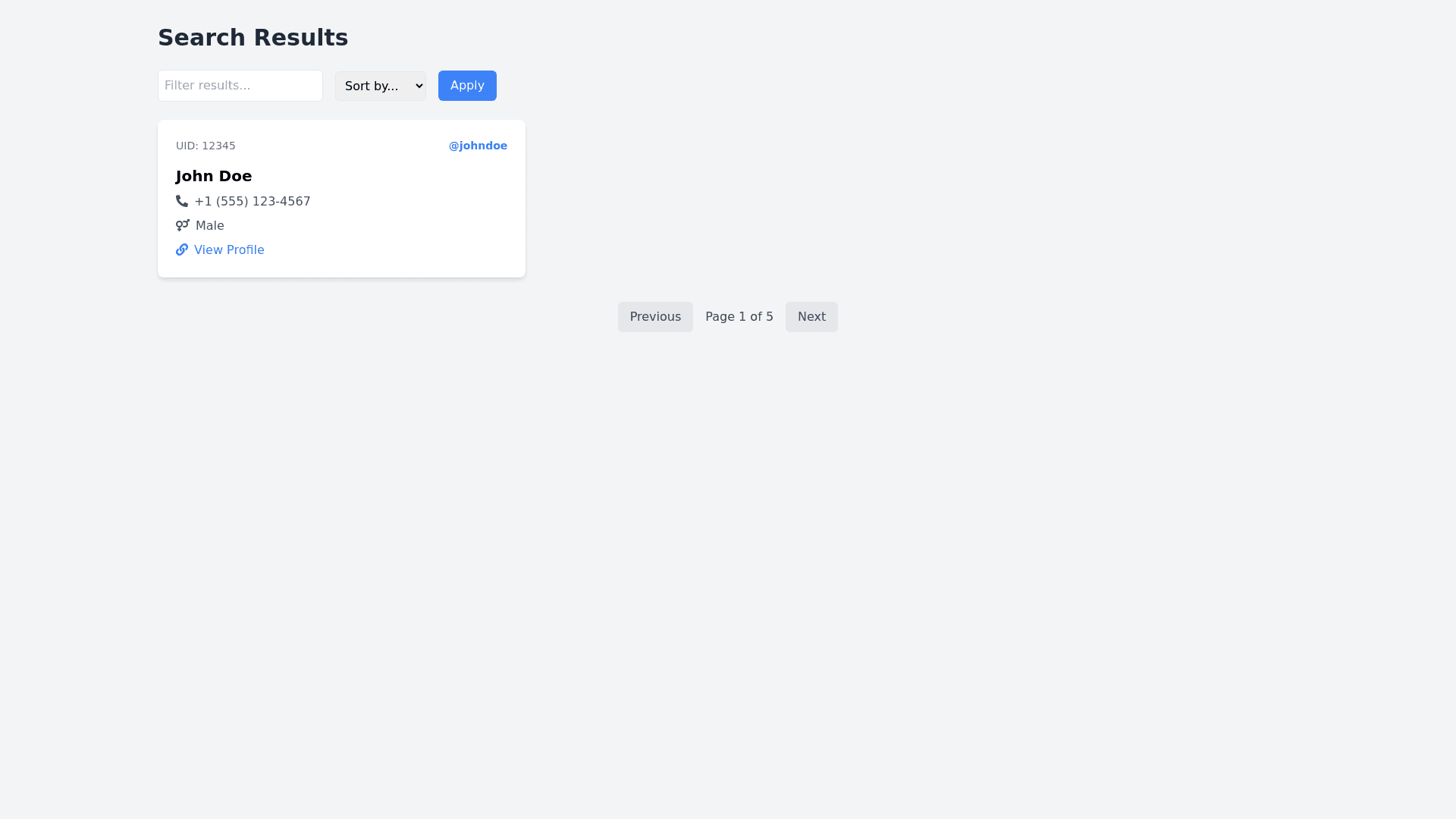 Component Preview