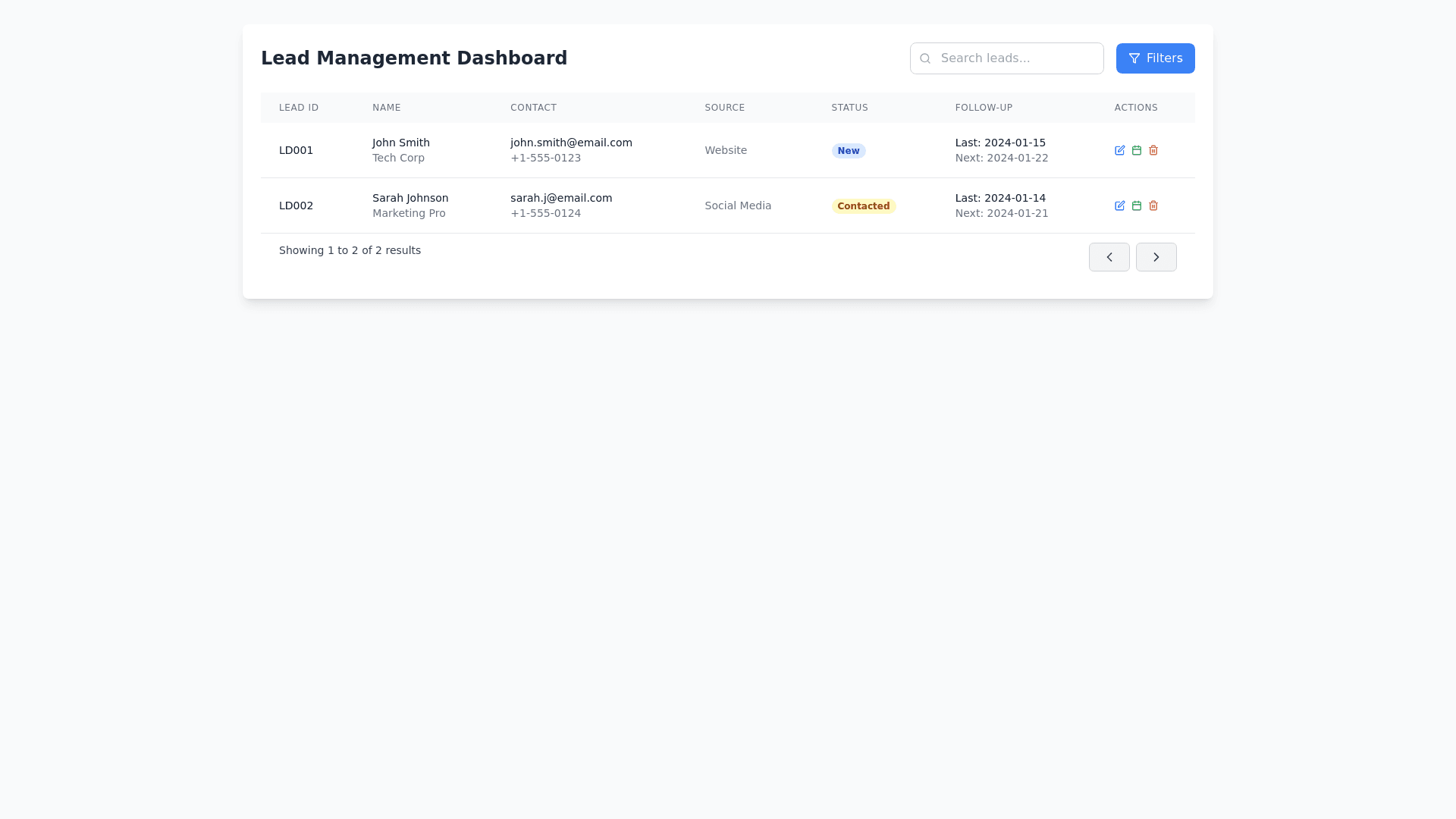 Component Preview