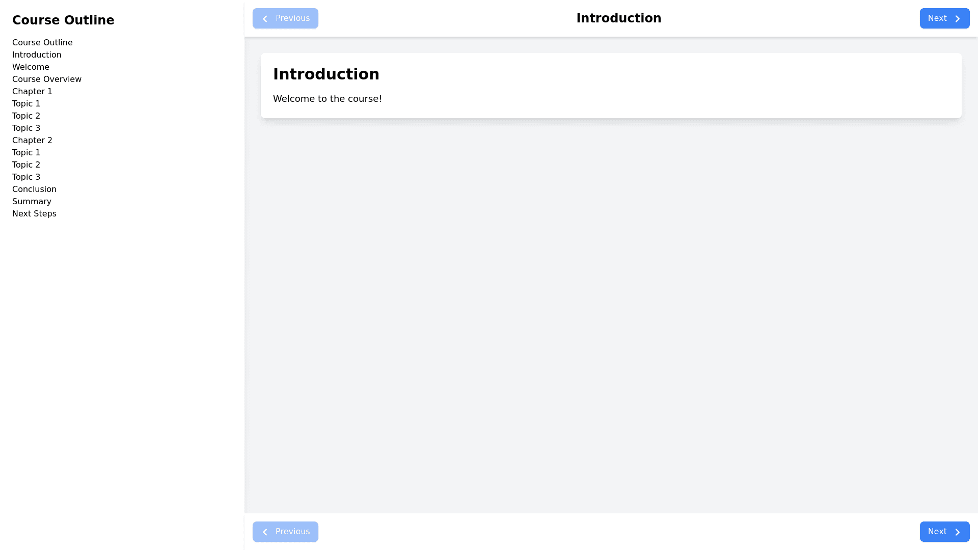 Component Preview