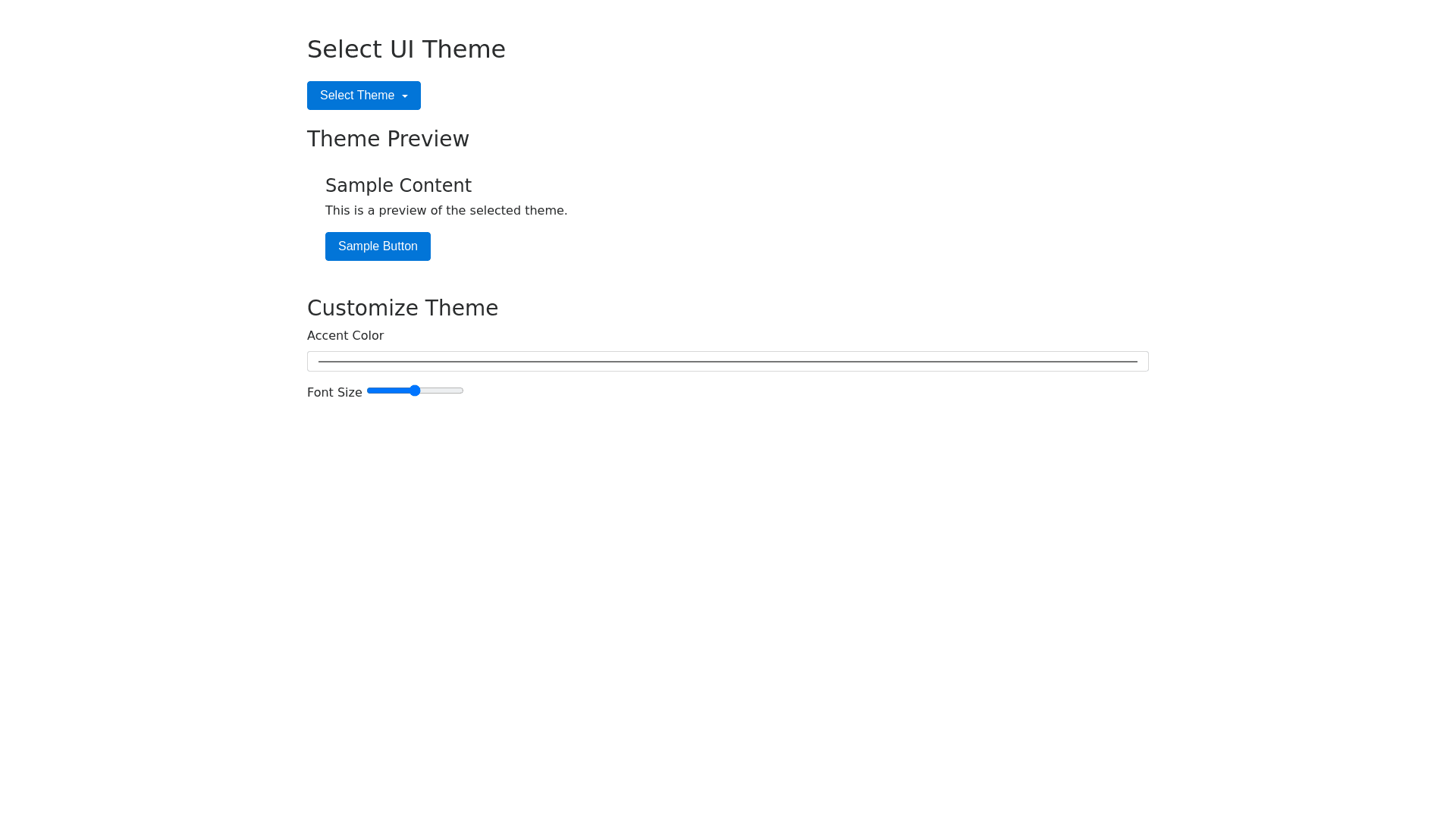 Component Preview